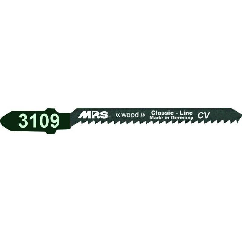 MPS kurzes Stichsägeblatt Classic-Line feine Kurvenschnitte in Holz bis 15mm - 5 Stück von MPS Sägen GmbH