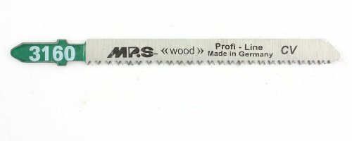 5 MPS Stichsägeblätter für Holz splitterfreier Schnitt 2,0/100mm von MPS