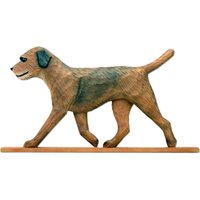 Border Terrier Dig | Dog in Gait Topper - Mehrere Farben Erhältlich von MPWoodcarver