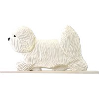 Coton De Tulear Dig | Hund Im Gang Topper - Mehrere Farben Erhältlich von MPWoodcarver