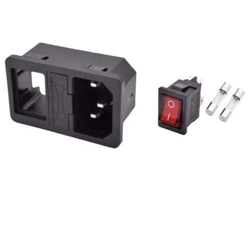 5PCS AC-01 Rocker Sicherungsschalter LEC320 C14 Lnlet Steckdose 10A250VAC Stecker und Sicherung(20PCS) von MPYJDTOI