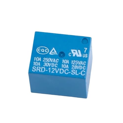 MPYJDTOI 3 Teile/los Relais SRD-05VDC-SL-A SRD-12VDC-SL-A SRD-24VDC-SL-A SRD-48VDC-SL-A DC-SL-A 3V 5V 6V 12V 24V 48V 10A 250VAC 5PIN T73(12V 3pcs) von MPYJDTOI
