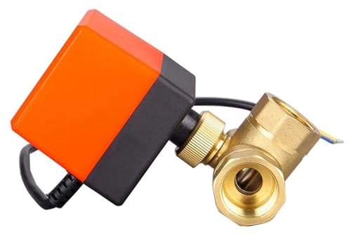 MPYJDTOI AC220V DC12V 24V Messing Elektrische Gewinde Kugel Ventil DN15 DN20 DN25 DN32 DN40 2-Wege 3-draht Magnet Wasser Ventil mit Antrieb(12V_2 Way) von MPYJDTOI