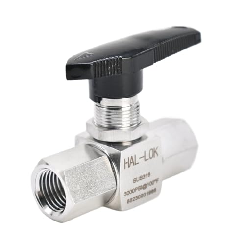 SS316L Edelstahl NPT Innengewinde Kugelhahn Hochdruck Manuelle Gerade Kugelhähne for Gas(1/4") von MPYJDTOI