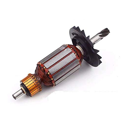 220V / 240V GBH 2-22 2-23 RE-Anker-Rotor-Anker-Ersatz für Bosch GBH2-22 RE GBH2-23 RE-Rotationshammer Ersatzteile 6 Zähne (Color : Without bearing) von MQEIANG