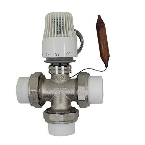MQEIANG Energieeinsparung von 30 bis 70 Grad Steuerung Fußbodenheizung Heizkörperthermostatventil M30 * 1.5 Fernbedienung 3-Wege-Ventil PPR (Specification : Actuator) von MQEIANG
