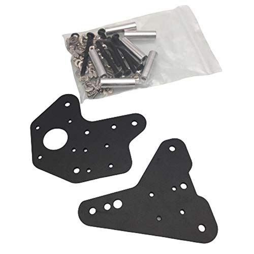 MQEIANG 1 stücke MGN12H Linear Rail Creality Ender 3 PRO CR-10 S4 / S5 Z Achse Upgrade Kit Ender 3 Hiwin Linear Rail Mod Set (Color : Plates and Nuts, Size : Ender3 and pro) von MQEIANG