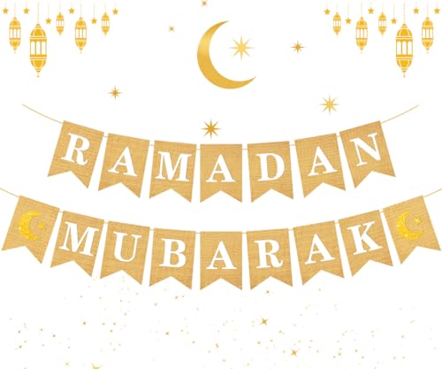 Ramadan Kareem Girlande, Eid Mubarak Dekoration, Ramadan Mubarak, Ramadan Kareem Banner, Eid Dekoration, Ramadan Deko, Ramadan Banner Für Haus Party Lieferung Ramadan von MQIAN