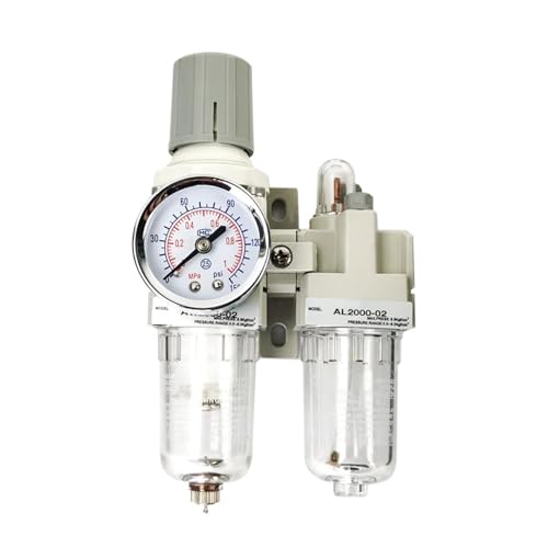 AC2010-02 Luftpumpe Kompressor Ölfilter Druckminderer Ablassventil pneumatischer Wasserabscheider Druck manueller Ablass(AC2010-02 FITTING,Copper Filter) von MQNNCNZY