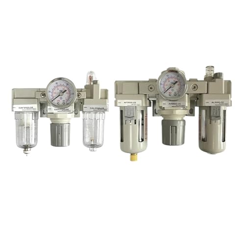 Druckregler Luftkompressor Filter Öl Wasserabscheider Wasserfilter AC2000-02/3000-03 AC4000-04/06(Copper AC3000-03D,With C-Type Fitting) von MQNNCNZY