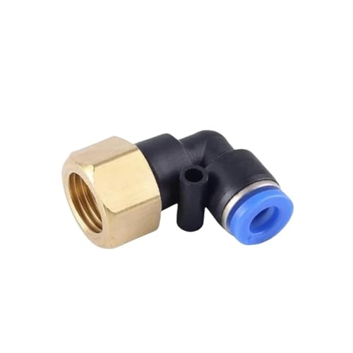 PLF pneumatische Armaturen Innengewinde 1/8 1/4 3/8 1/2 Schlauch Außendurchmesser 4/6/8/10/12mm Luft Ellenbogen Anschlussrohr Push-In Armaturen pneumatischer Anschluss(PLF8-03) von MQNNCNZY