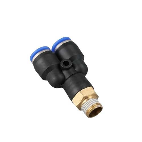 PX4/6/8/10/12-01/02/03/04 Y-typ gewinde drei-weg pneumatische stecker externe gewinde one-taste push-in Y-typ pneumatische schnell stecker(PX10-04) von MQNNCNZY