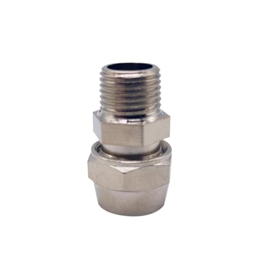 Schnellverbinder for Schlauchverbinder PC 4 6 8 10 12 16 mm Gewinde -m5 m6 1/8 3/8 1/2" 1/4" Luftpneumatik-Schlauchverschraubungen(PC12-01) von MQNNCNZY