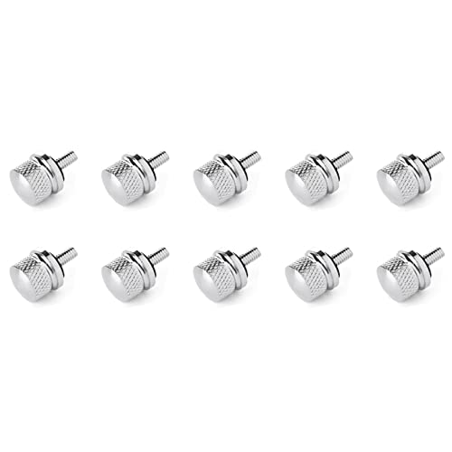 MQODLFP 10 x verchromte Aluminium-Sitzschraubenkappen MQODLFP 10 x verchromte Aluminium-Sitzschraubenkappen von MQODLFP