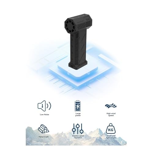 MQODLFP 130000 Min Bürstenloser Motor, USB-Wiederaufladbarer Leistungsstarker Bläser für Computer-Tastatur, Outdoor, Auto, Zuhause von MQODLFP