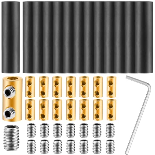 MQODLFP 15 Sets Erddrahtspleiß-Set, Drahtverbinder, Anzug für Draht unter 12 AWG, 60 A, Spleißverdrahtung, Verbindungsmutter-Set MQODLFP 15 Sets Erddrahtspleiß-Set, Drahtverbinder, Anzug für Draht unter 12 AWG, 60 A, Spleißverdrahtung, Verbindungsmutter-Set von MQODLFP