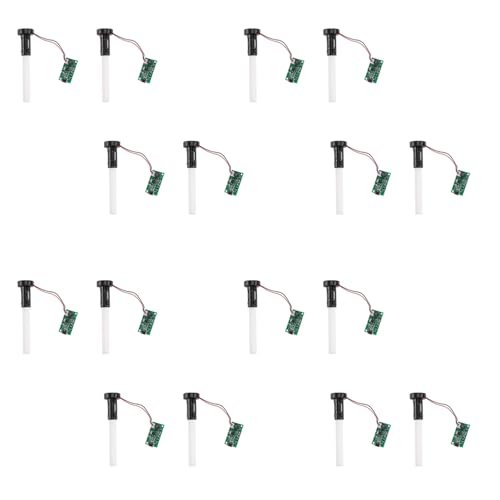 MQODLFP 16 x USB-Mini-Luftbefeuchter, Nebeltreiber, Leiterplatte, Nebelzerstäuber, Zerstäuber, Blatt, DIY-Kits von MQODLFP