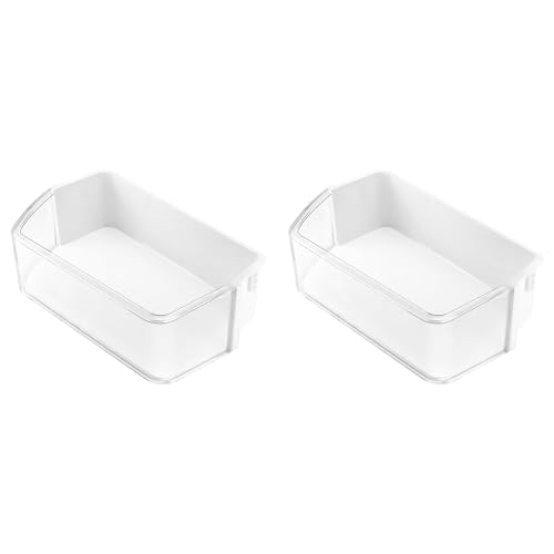 MQODLFP 2 x DA97-12657A Türregal Korb Mülleimer Tür Mülleimer links Ersatz Kühlschrank Tür Regal von MQODLFP