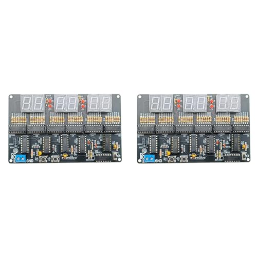 MQODLFP 2 x DC 4,5 V-5,5 V 6-Bit digitale Schaltungsuhr-Set, elektronische Uhr, Lehr- und Schulungsschweißproduktion, DIY-Teile MQODLFP 2 x DC 4,5 V-5,5 V 6-Bit digitale Schaltungsuhr-Set, elektronische Uhr, Lehr- und Schulungsschweißproduktion, DIY-Teile von MQODLFP