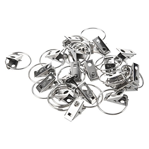 MQODLFP 20st Gardinenstange Clip Ringe Drapery Clips von MQODLFP
