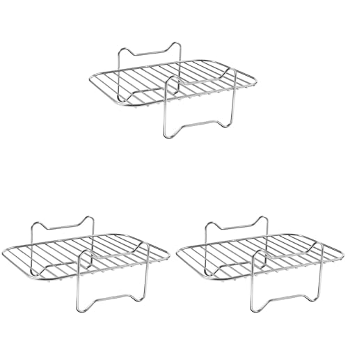 MQODLFP 3 x Air Fryer Rack für Doppelkorb Air Fritteusen, Dehydrator Rack für Foodi DZ201 DZ401 Air Fryer Zubehör von MQODLFP