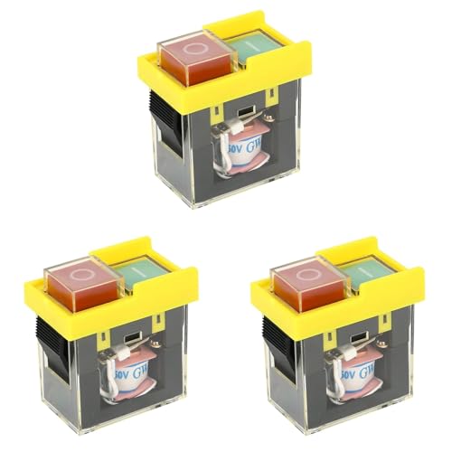MQODLFP 3X Kjd6 5E4 250V 6A Universal Sicherheitsschalter: elektromagnetisch wasserdicht gegen Stromausfall Werkzeugschalter Startknopf von MQODLFP