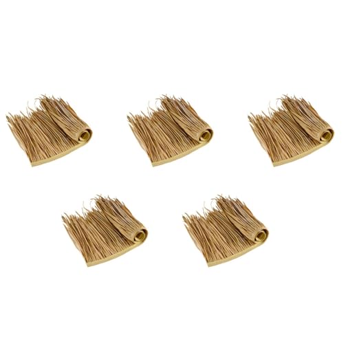 MQODLFP 5 x DIY Strohdach Teppich Dekor Grasmatte Palme Stroh Rolle Deck Dekor Dekorative Stroh Dachpaneele Fensterläden MQODLFP 5 x DIY Strohdach Teppich Dekor Grasmatte Palme Stroh Rolle Deck Dekor Dekorative Stroh Dachpaneele Fensterläden von MQODLFP