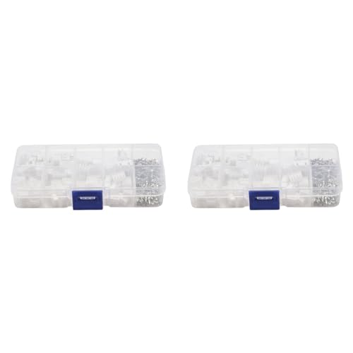 MQODLFP 500 Stück XH 2,54 mm 2-polige 3-polige 4-polige Klemmengehäuseleiste Drahtverbinder von MQODLFP
