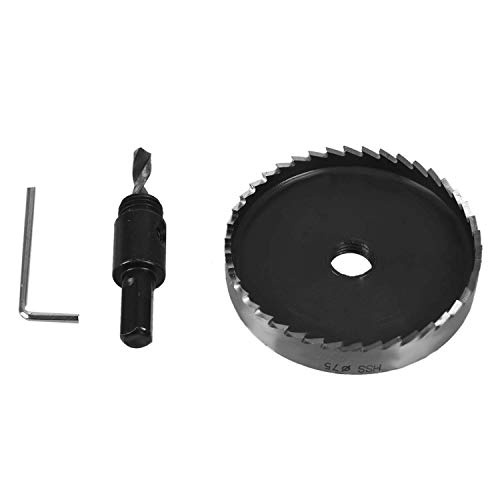 MQODLFP 75 mm Pro Lochsäge, Zahnstahl, Lochsäge, Bohrer, Werkzeug für Metall, Holz, Legierung von MQODLFP