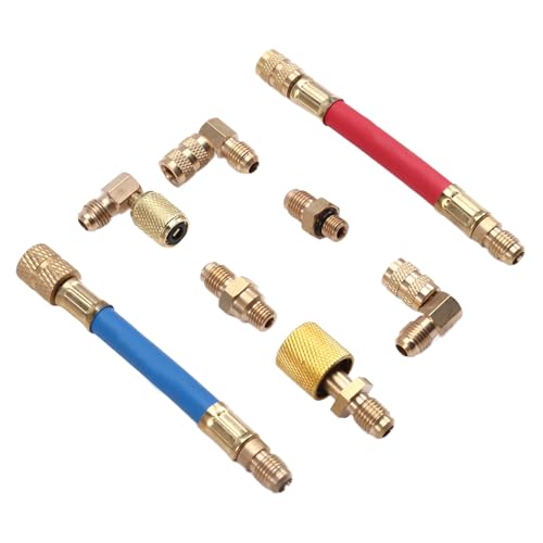 MQODLFP 8 Stück Auto-Klimaanlage Kühlung R134A R12 Mehrzweck-Konvertierungsadapter Klimaanlage Adapter Anschluss MQODLFP 8 Stück Auto-Klimaanlage Kühlung R134A R12 Mehrzweck-Konvertierungsadapter Klimaanlage Adapter Anschluss von MQODLFP