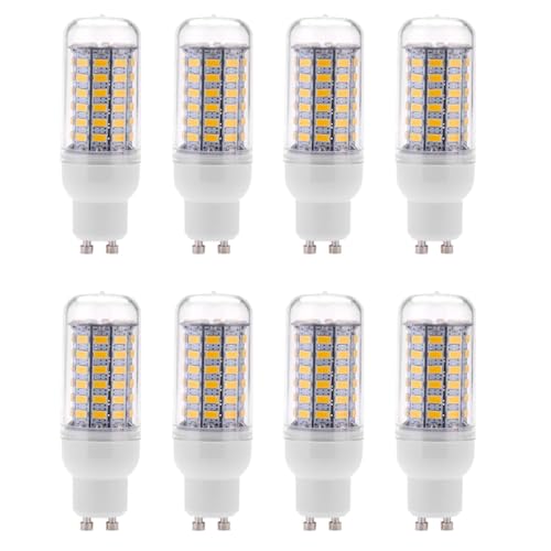 MQODLFP 8X GU10 10W 5730 SMD 69 LED Birnen LED Mais Licht LED Lampe Energieeinsparung 360 Grad 200-240V Warmweiss von MQODLFP
