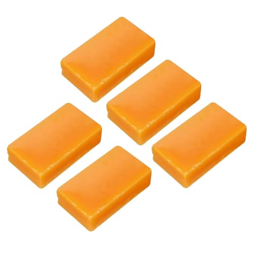 MQODLFP Bienenwachsblock, Fadenschnur, Wachs, Nähzubehör, DIY-Werkzeug, rechteckig, Bienenwachs, Lederhandwerk, 5 Stück von MQODLFP