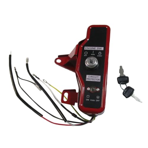 MQODLFP F Elektrischer Startschlüssel Steuerschalter Steuerbox Steuerbox Schalter 168F/170F Bodenbearbeitung Maschinenmotor von MQODLFP