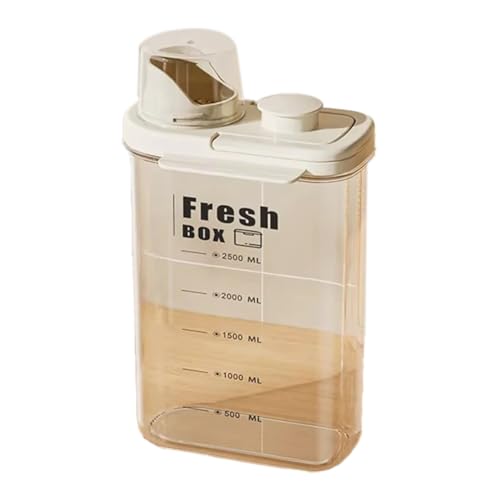MQODLFP Luftdichtes Frischhaltedosen-Set – feuchtigkeitsbeständiger Küchenorganizer mit Messbecher, frisch haltende versiegelte Gläser B MQODLFP Luftdichtes Frischhaltedosen-Set – feuchtigkeitsbeständiger Küchenorganizer mit Messbecher, frisch haltende versiegelte Gläser B von MQODLFP