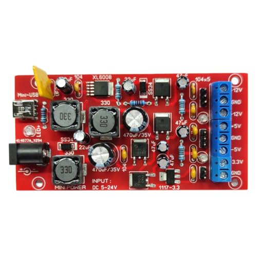 MQODLFP Mini-USB-Dual-Netzteilmodul, 5-24 V auf ± 12 V ± 5 V, 3,3 V, mehrere Ausgänge, Boost-Konverter, Linearregler, DIY-Kit MQODLFP Mini-USB-Dual-Netzteilmodul, 5-24 V auf ± 12 V ± 5 V, 3,3 V, mehrere Ausgänge, Boost-Konverter, Linearregler, DIY-Kit von MQODLFP