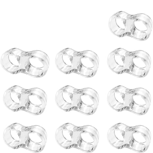 MQODLFP Transparenter Türstopper Wandschutz (10 Stück) Türgriff-Stopper Türknauf Wandschild von MQODLFP