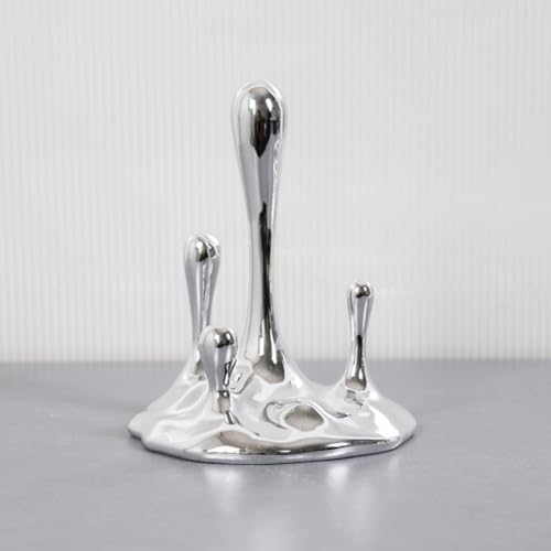 MQODLFP Wassertropfen-Harzskulptur, Kunsthandwerk, Ornament, Heimdekoration, Arbeitszimmer, Tisch, Schreibtisch, Ästhetische Kunst, Statuenzubehör MQODLFP Wassertropfen-Harzskulptur, Kunsthandwerk, Ornament, Heimdekoration, Arbeitszimmer, Tisch, Schreibtisch, Ästhetische Kunst, Statuenzubehör von MQODLFP