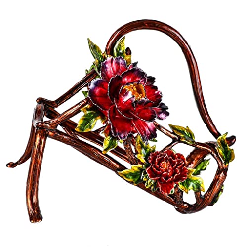 MQPALZKD Europäischer Rotweinflaschenhalter Artefakt aus Metall Flaschenhalter Ornamente für Blumen Modellierung Gold Grün (Blau, Weiß) von MQPALZKD