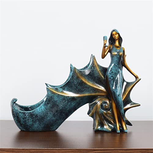 MQPALZKD Red Wine Rack Ornaments Conch Beauty Wine Saucer Decoration Living Room Office Desktop Ornaments MQPALZKD Red Wine Rack Ornaments Conch Beauty Wine Saucer Decoration Living Room Office Desktop Ornaments von MQPALZKD