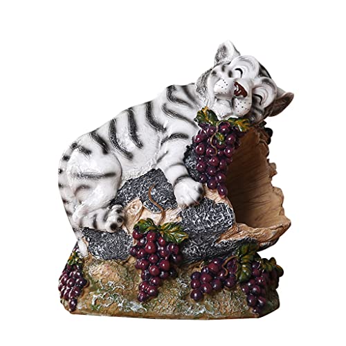MQPALZKD Resin sleeping tiger wine rack decorative tree stump grape bottle rack wine set decorative wine set MQPALZKD Resin sleeping tiger wine rack decorative tree stump grape bottle rack wine set decorative wine set von MQPALZKD