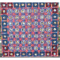 Feuer in Den Ecken King-Size-steppdecke Feuer in Den Ecken King-Size-steppdecke von MQSQuilts