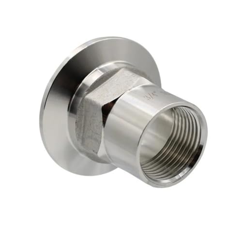 1/2 Zoll 3/4 Zoll - 2 Zoll Innengewinde x 3,8 cm 5,1 cm 6,3 cm Tri Clamp 304 316 Edelstahl Rohrverschraubung Homebrew MQXFCZUX (DN50 K77.5,304) von MQXFCZUX