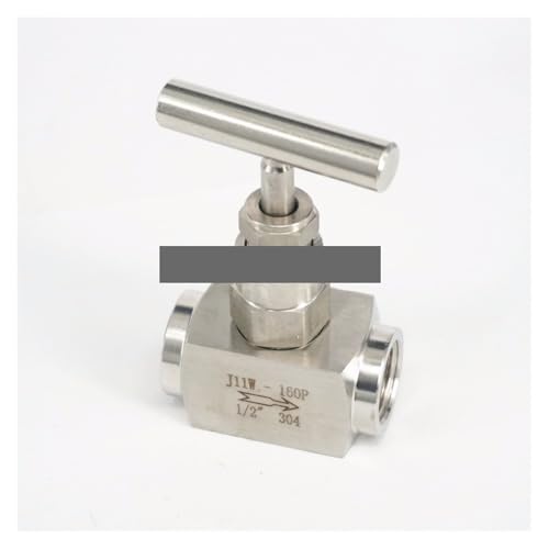 MQXFCZUX 1/2" BSP Female Thread 304 Stainless Steel Flow Control Shut Off Needle Valve for Water Gas Oil MQXFCZUX 1/2" BSP Female Thread 304 Stainless Steel Flow Control Shut Off Needle Valve for Water Gas Oil von MQXFCZUX