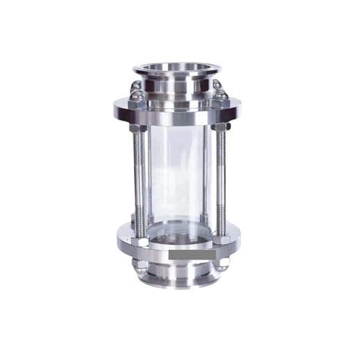 MQXFCZUX 1.5" Tri Clamp Sanitay Flow Sight Glass Diopter Fit 38mm Pipe OD 304 Stainless Steel Fitting Homebrew Diary Product von MQXFCZUX