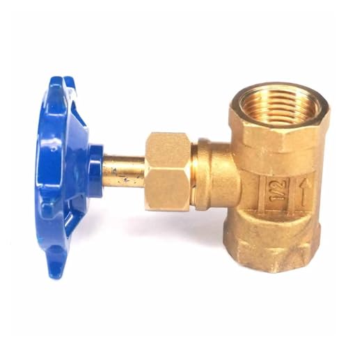 MQXFCZUX 1PC 1/2" BSP Female Thread Equal Straight Brass Needle Valve Blue Handle MQXFCZUX 1PC 1/2" BSP Female Thread Equal Straight Brass Needle Valve Blue Handle von MQXFCZUX