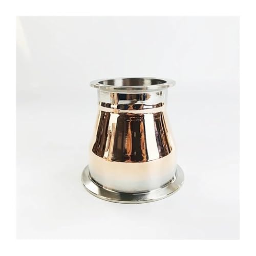 MQXFCZUX 4 Zoll (102 mm) OD119 x 3 Zoll (76 mm) OD91, Tri Clamp Copper Reducer for,Thickness 2 mm, Pipe Fitting for Homebrew von MQXFCZUX