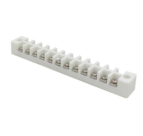 MQXFCZUX Ceramic Terminal High Temperature Resistant Terminal Wire Butt Porzellan Wiring Furnace Heat Resistant Connector (97 x 23,5 x 20 mm) von MQXFCZUX