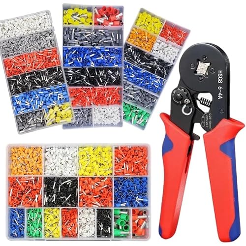 MQXFCZUX Crimping Terminal, Multiple Crimping Pliers HSC86-4/6 Kombination, elektrischer Geräteanschluss, Kabelverbindung (Rosa) von MQXFCZUX