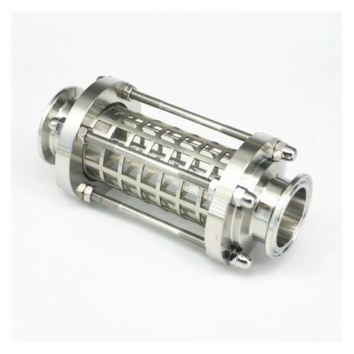MQXFCZUX Passend für 38 mm Rohr OD 3,8 cm Tri-Klemme, SUS304 Durchfluss-Schauglas-Dipoter mit Abdeckung für selbstgebrautes Brauen von MQXFCZUX
