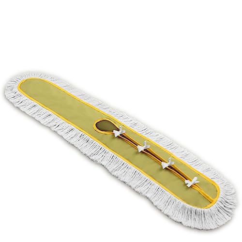 1 Stück Länge 110cm Ersatz Mop Pads Mikrofaser Mopp Ersatz Pads Waschbarer Wischer Ersatzbezug Mop Wischmopp-Reinigungskissen Flache Wischmopp-Pads, für Zuhause, BüRo, Hartholz von MQZHUK
